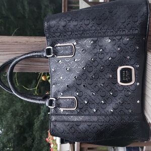 Guess Black Satchel Bag